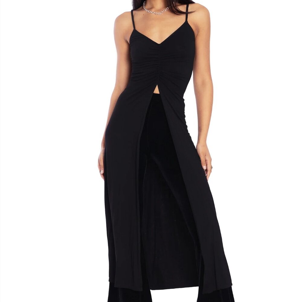 Blackmilk Apparition Split Front Midaxi Top XL